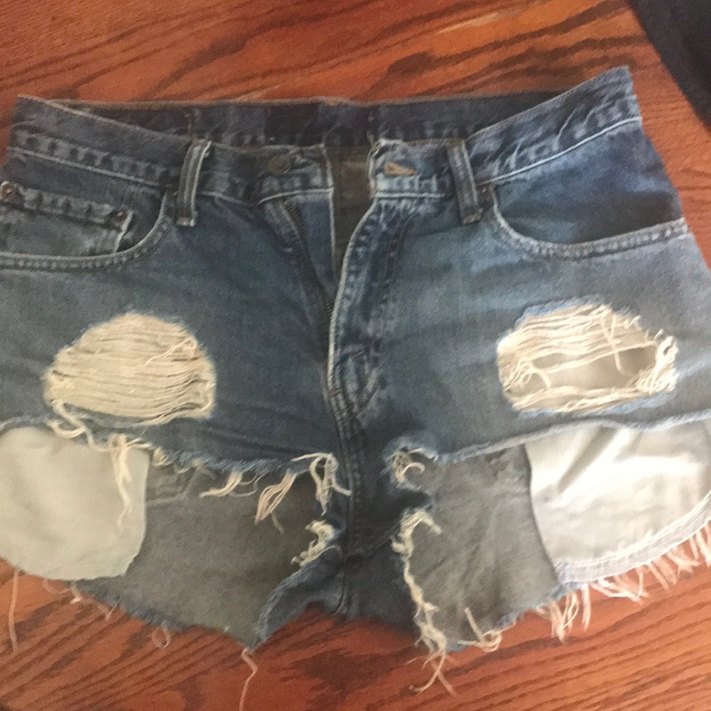Urban renewal jean shorts